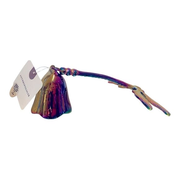 Anthropologie Iridescent Brass Dragonfly Candle Snuffer - Picture 2 of 4